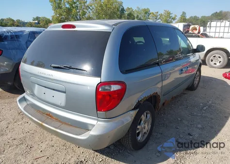 2004 Dodge Caravan Sxt из США, поврежденный, VIN 1D4GP45R24B599666